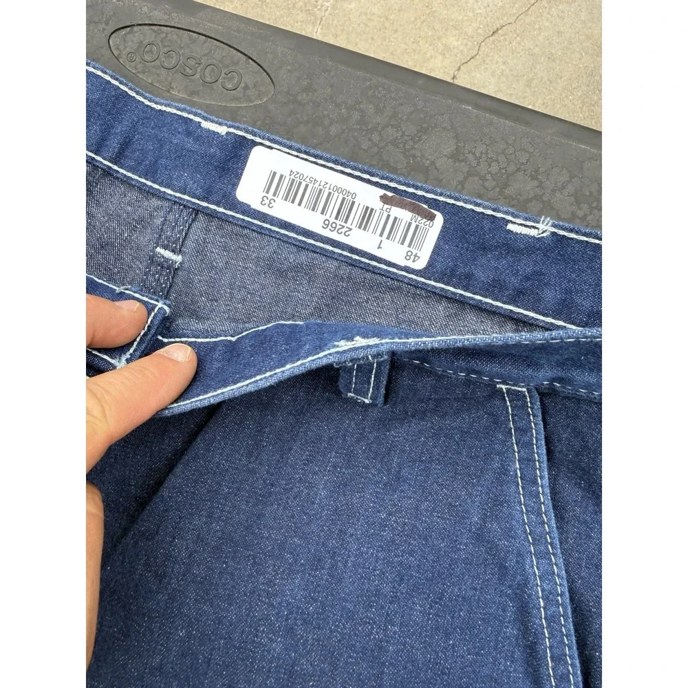 NWT Carhartt FR Flame Resistant Jeans 40x32 Workwear Denim Pants Blue